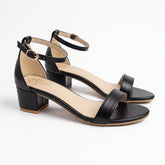Blocked Heels-BLACK