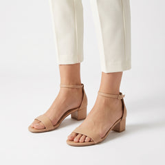 Blocked Heels-BROWN