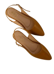 Love Bird Mules Sandals In Black, Mustard And Tea Pink For Ladies-MUSTARD