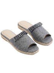 Jute Slides-GREY