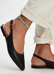 Love Bird Mules Sandals In Black, Mustard And Tea Pink For Ladies-BLACK