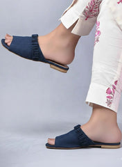Jute Slides-BLUE