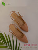 Love Bird Mules Sandals In Black, Mustard And Tea Pink For Ladies #5184